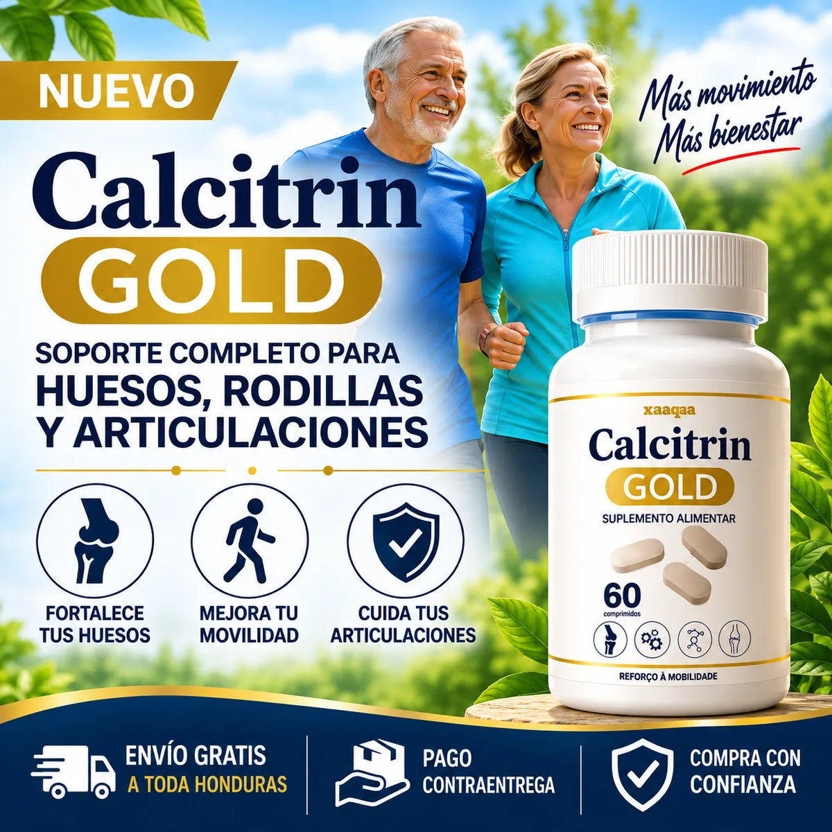 Calcitrin Gold | 60 Capsulas