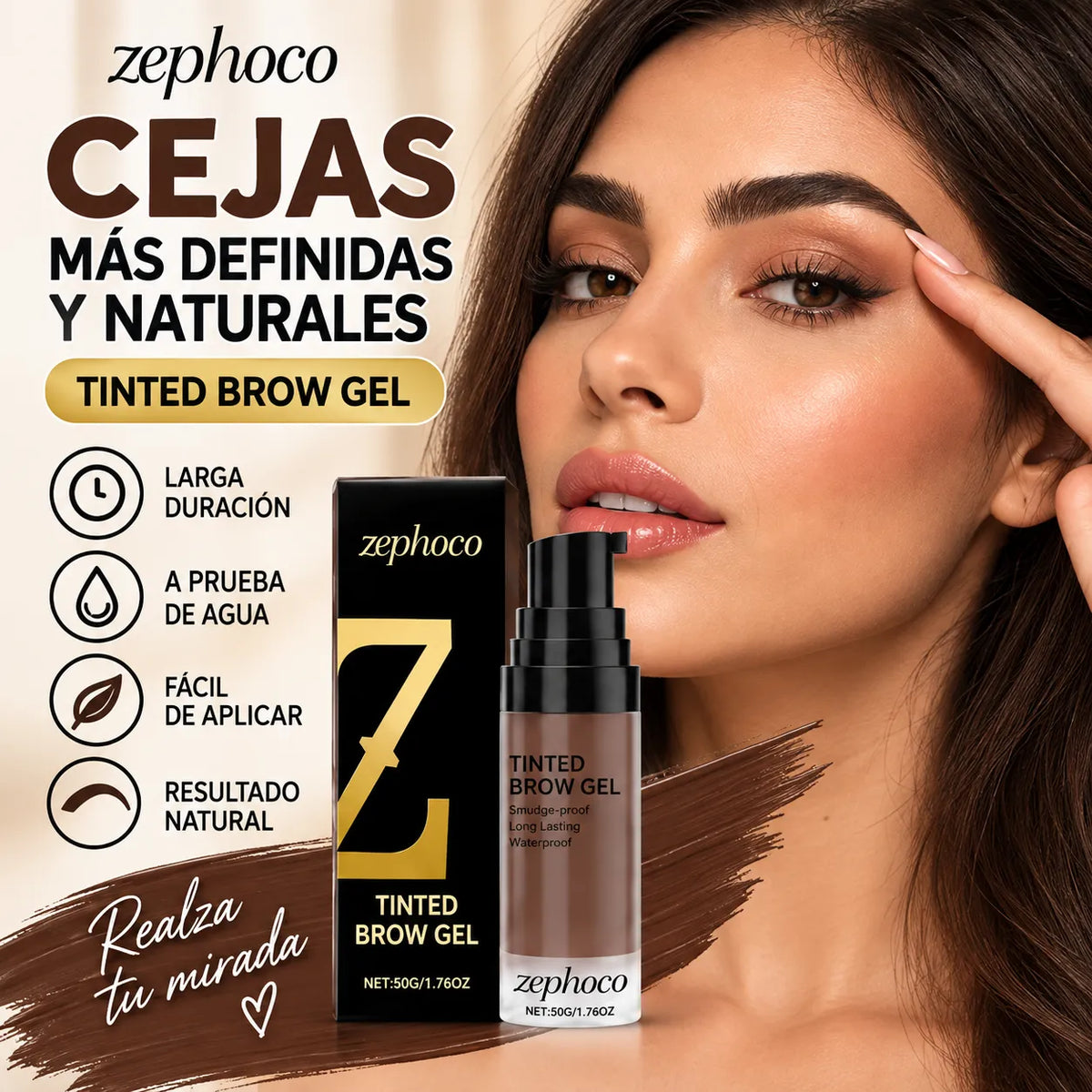 PAGA 1 LLEVA 2 Tinted Brown GEL - BROWLIA™ (COLOR CAFÉ)