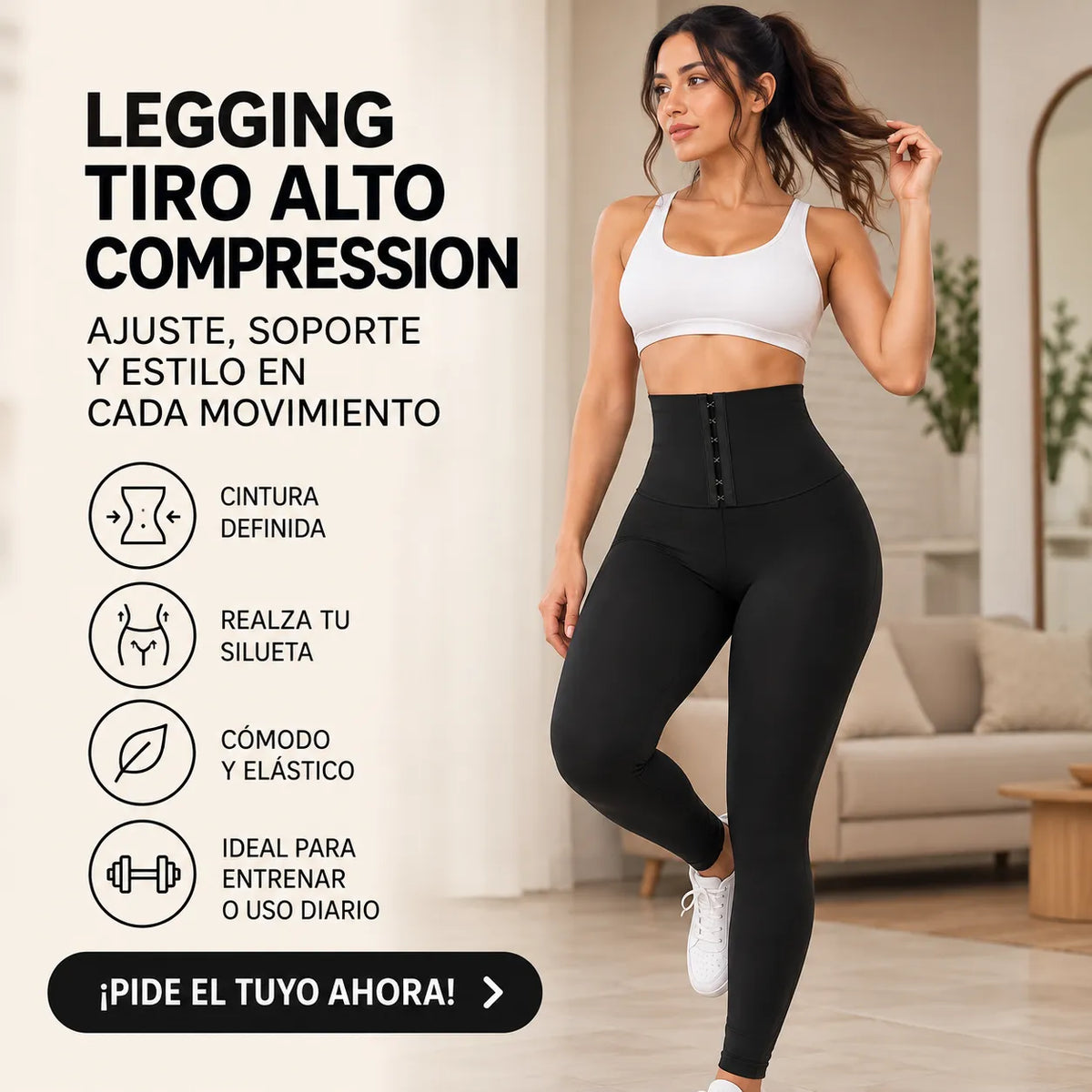 Legging Tiro Alto Compression