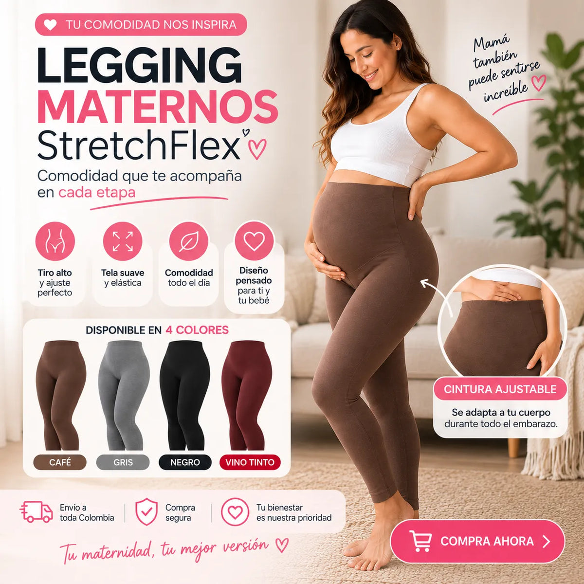 Legging Maternos StretchFlex