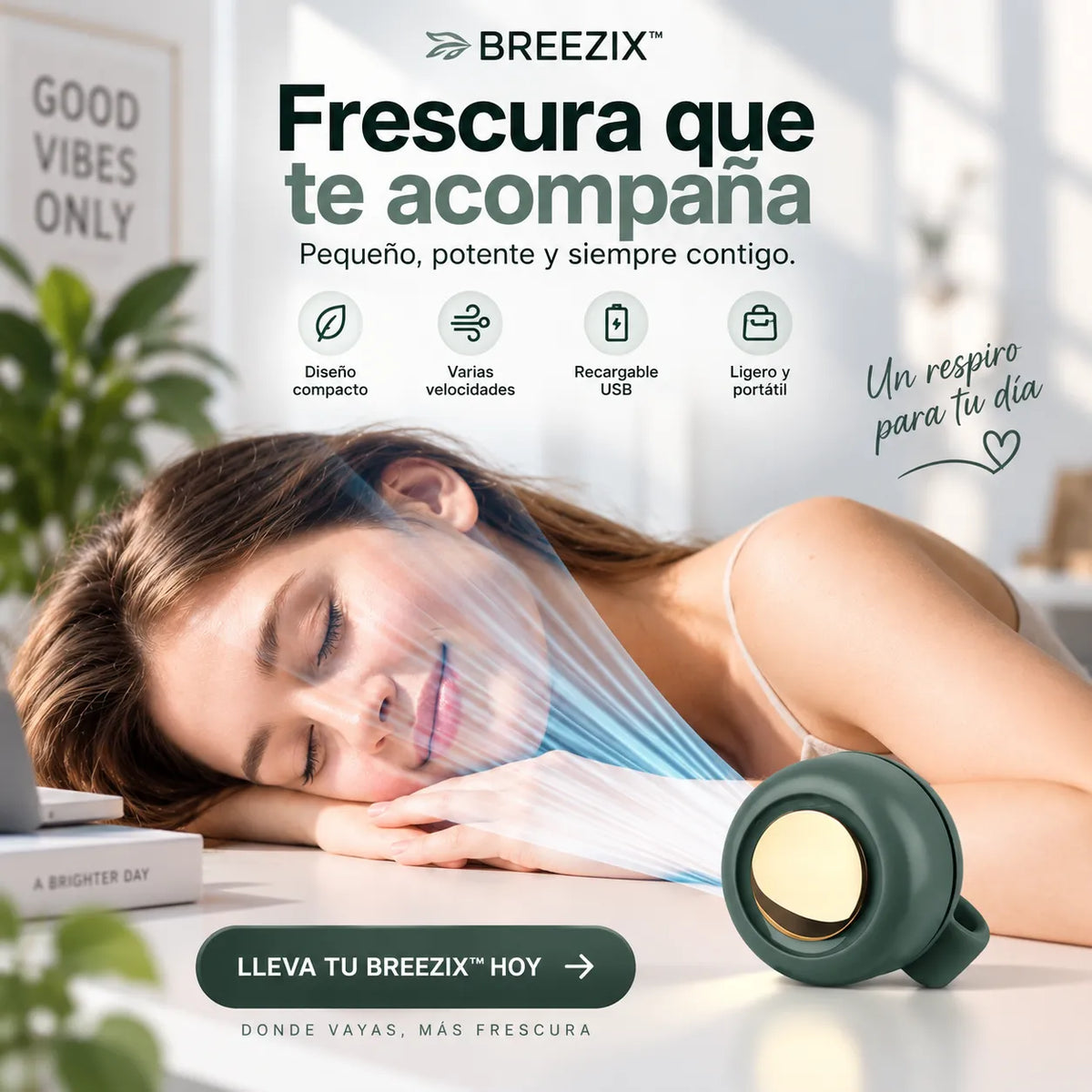 Ventilador Pequeño Retractil - BREEZIX™