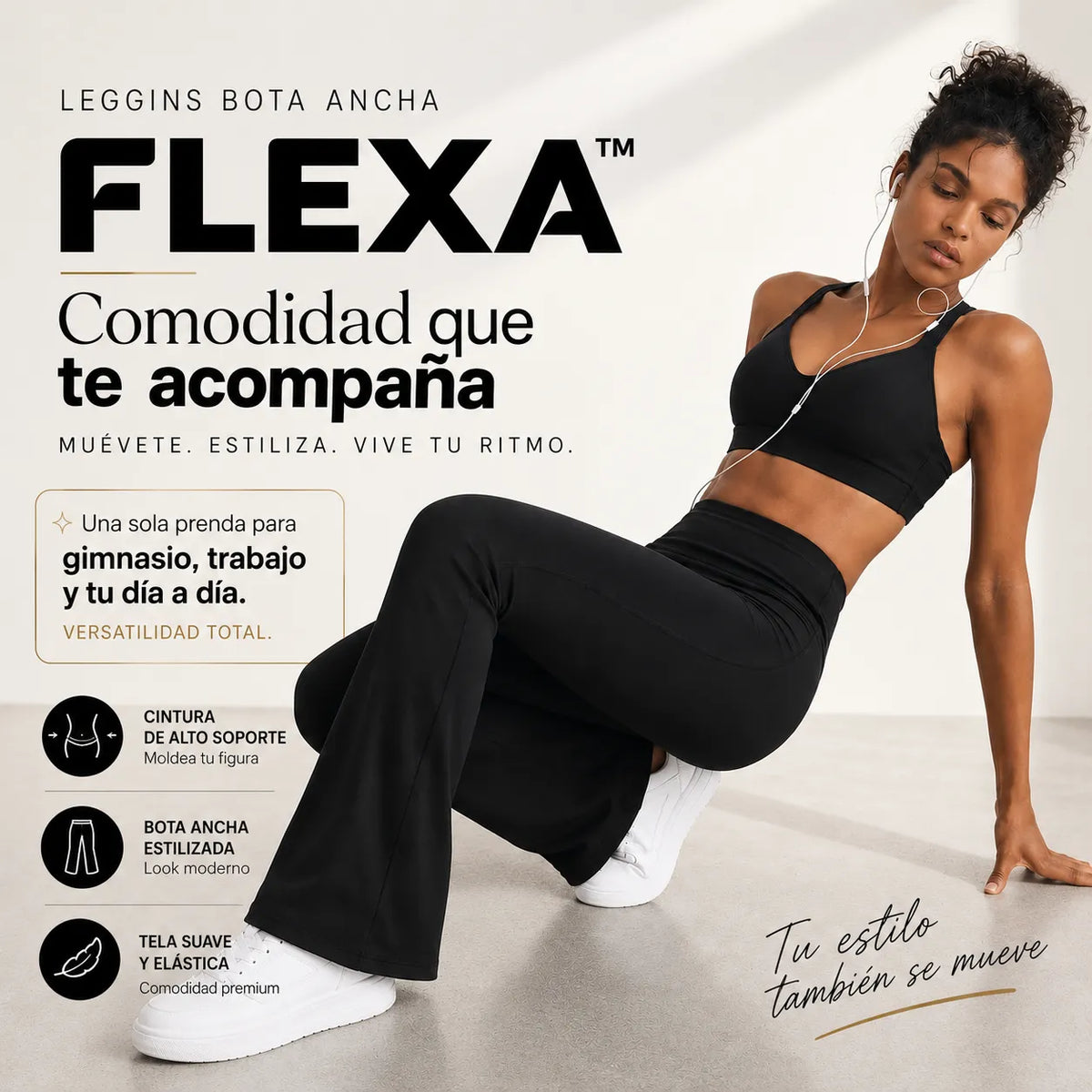 Leggins Bota Ancha - FLEXA™
