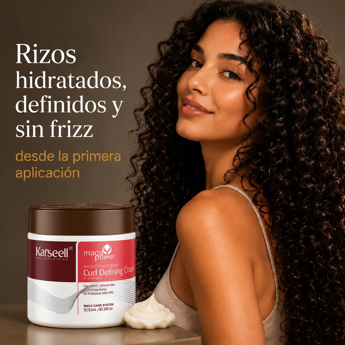 Karseell 500 Ml Rizos Perfectos - Extractos de hierbas y aceite de argán